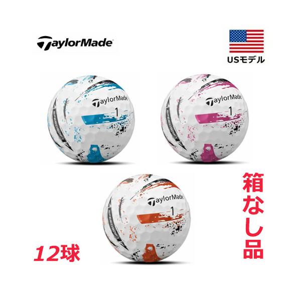 【訳あり品／バルクボール】【箱無し】テーラーメイド スピードソフトインク  ゴルフ ボール 1ダース [12球入り]  SPEED SOFT INK 2024年モデル