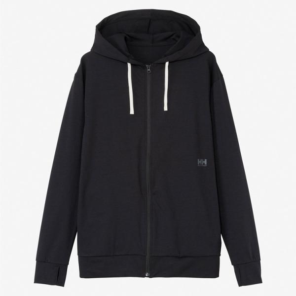 ヘリーハンセン ラッシュガード HELLY HANSEN ロングスリーブ フルジップ ラッシュガード L/S One Point Logo FZ Hoodie Rashguard メンズ レディース HE82630 K