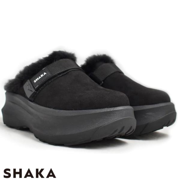 シャカ サンダル SHAKA スナッグ ボア ミュール GES チャンキー SNUG BOA MULE GES CHUNKY 厚底 サンダル シューズ メンズ レディース アウトドア ブラック SK-345 SHAKA（シャカ） サンダル スナッグ ボア ミュール GES チャンキー