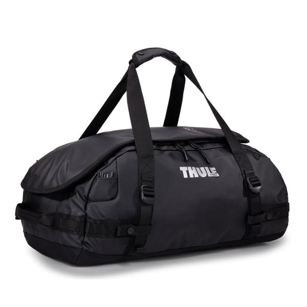 品名スーリー ダッフルバッグ THULE Chasm Duffel 40L 高耐久 高耐候 ロック可能ジッパー引手　ブラック 3204989プロフィールThule Chasmは、トランクやルーフボックスに放り込んで使える、ラフな雰囲気のダッ...