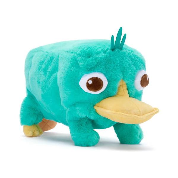 フィニアスとファーブ カモノハシペリー プラッシュトイ/ぬいぐるみ。過去に日本のディズニーストアで販売されていたペリーがアメリカのディズニーストアで販売されたので逆輸入しました。結構大きいです。サイズ 前後長さ 約40cm (尻尾含めず)　...