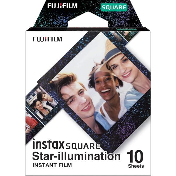 フジフイルム スクエアフォーマットフィルム instax SQUARE スターイルミネーション [instax SQUARE STAR ILLUMI WW 1] 【メール便 送料無料】【即納】