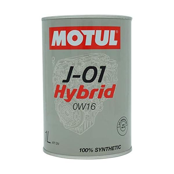 モチュールエンジンオイルJ-01 Hybrid 0W16 1L 4輪ガソリン・ハイブリッド車両用100%化学合成油 API SN MOTUL10717