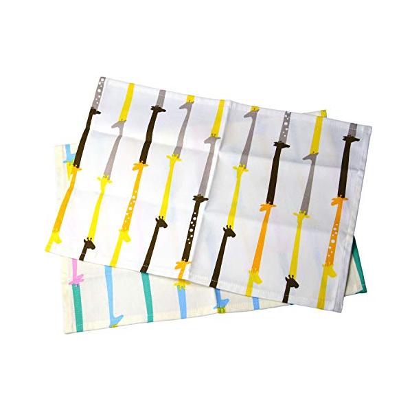 ノーボーダーNo BoRDERカナカヨランチョンマットキリン2枚セット