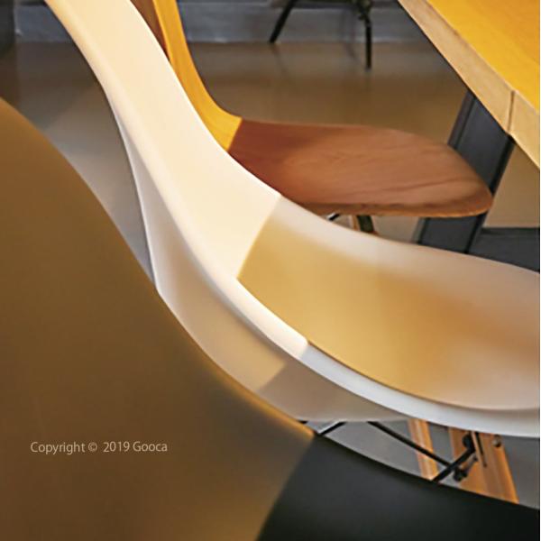 イームズチェア 2脚セット DSW シェルチェア 黒 白 おしゃれ