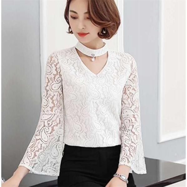ブラウス レディース 七分袖 レース ペイズリー チョーカー風 Vネック シースルー きれい お呼ばれ 結婚式 Good Clothes 品質1か月保証付 Buyee Buyee 日本の通販商品 オークションの代理入札 代理購入