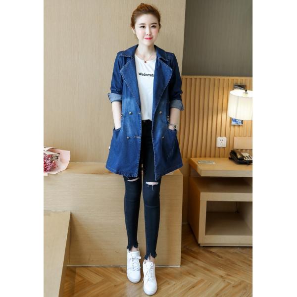 デニムコート チェスターコート レディース ゆったり デニムジャケット フード付 ロング丈 Good Clothes Buyee Buyee Japanese Proxy Service Buy From Japan Bot Online