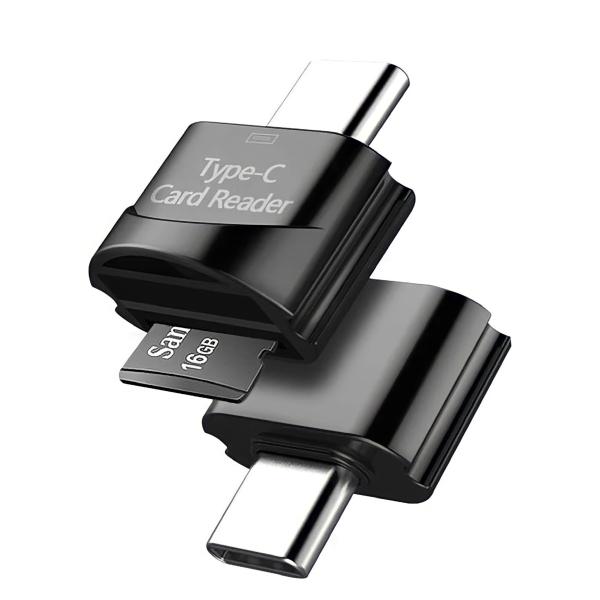マイクロSDカードリーダー USB type C or Micro カードリーダー データ