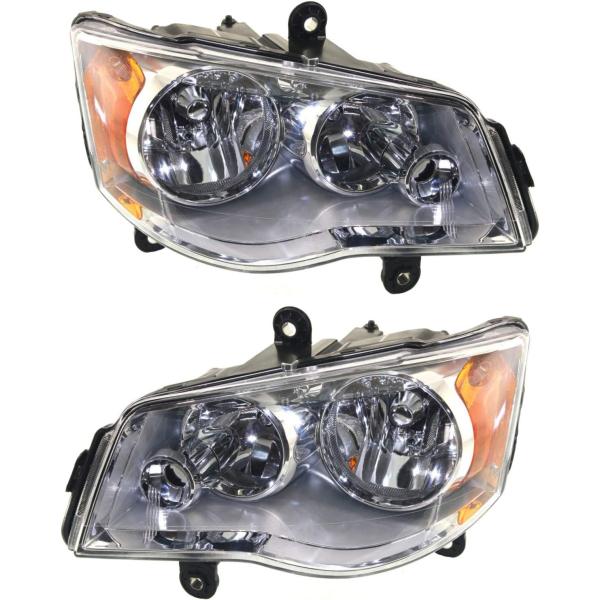 クライスラー　ダッジ　グランドキャラバン　ヘッドライト　2009年～2016年 並行輸入品】ヘッドライトアセンブリ 2011-2019 ダッジグランド