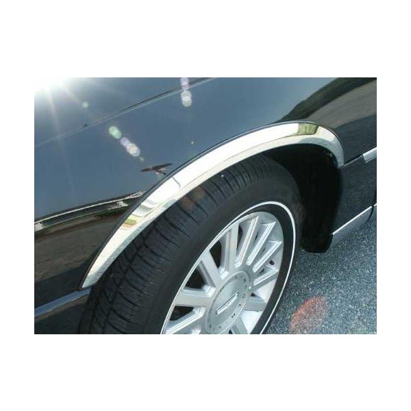 QAA 1998-2002 リンカーン タウンカー 4ピース 成形ステンレススチール 