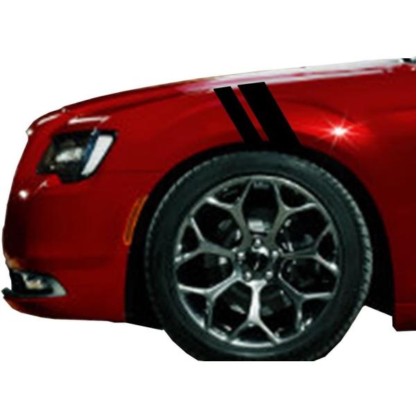 【並行輸入品】CHRYSLER 300フェンダーハッシュマークバービニールRacing Stripes Grandスポーツグラフィックデカール2
