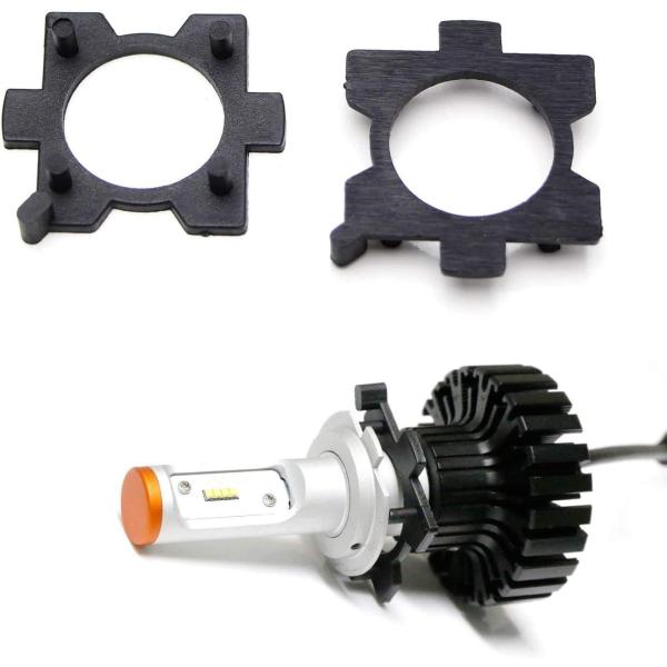 【並行輸入品】iJDMTOY 2個組 H7 LED ヘッドライト バルブ アダプター ホルダー リテーナー マツダ 3 5 6 MX-5 CX-5 C