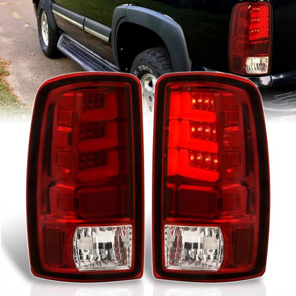 【美品】サバーバン LEDスモークブラック テールランプ 4点セット シボレー タホ サバーバン LED スモークレンズ テールランプ