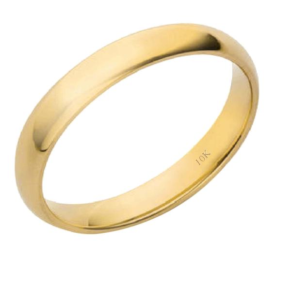 【並行輸入品】メンズ &amp; レディース 10K ソリッドイエローゴールド 2/3/4/5/6mm 結婚指輪, 5, 貴金属。, 宝石なし。 MAU