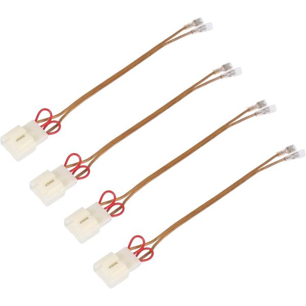 【並行輸入品】ACROPIX スピーカーコネクターハーネス 交換用 フォードエクスプローラー用 4個パック ブラック　