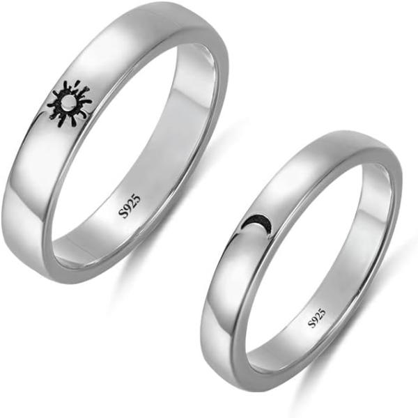 並行輸入品】Arvaleff 925スターリングシルバー 結婚指輪 メンズ