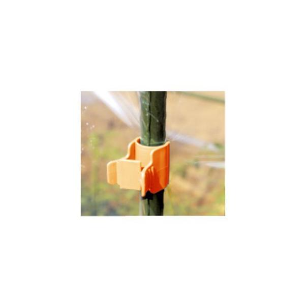 菜園かんたんパッカー 外径Φ14mm用 10個入シートの固定やネット張りに大変便利です。イボ付パイプにも使用でき、シートをキズつけません。アーチ支柱などにシートやネットを張る時に最適！【アーチ 菜園 かんたん パッカー イボ竹 支柱 DAI...