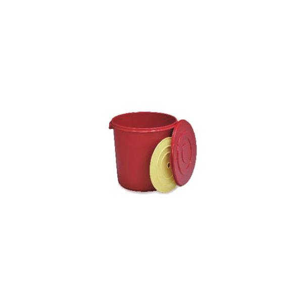 味噌樽 中蓋 外蓋 みそ容器 25型 押しフタ付 味噌 樽 プラスチック 新輝合成