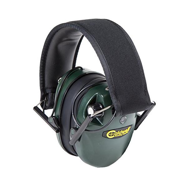 Caldwell E-Max薄型電子イヤーマフ、グリーン