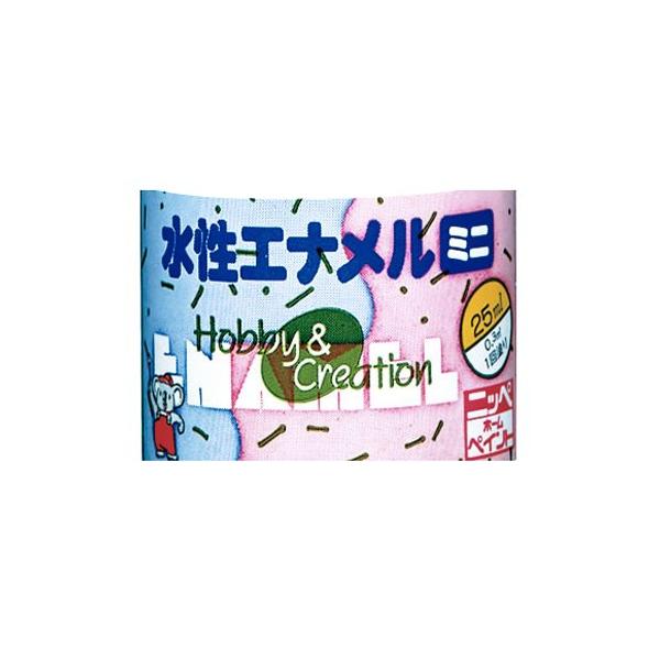 ニッペ(Nippe) ペンキ 塗料 水性エナメルミニ 25ML パールゴールド 水性 つやあり 屋内外 日本製 49365597