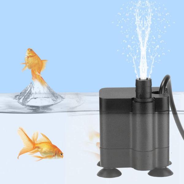 DC5V 1W USB水中ポンプ 水槽 ウォーターポンプ 水族館給水 水槽水循環 防水 静音設計 省エネ