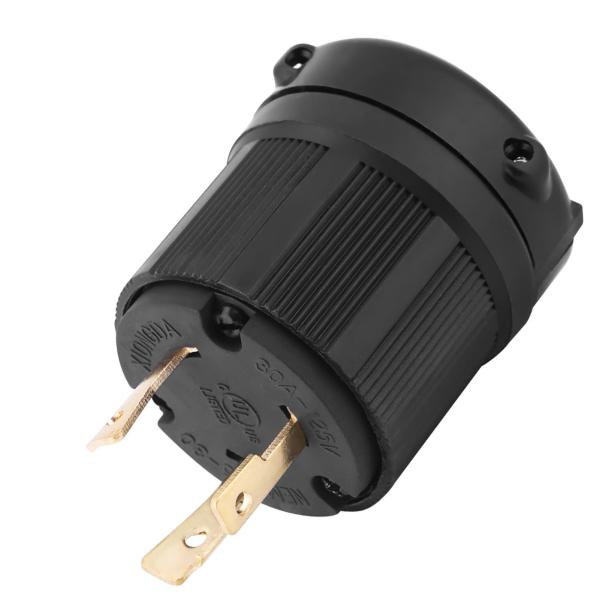 Yctze NEMA L5-30 30A 125V 3ピンツイストロック電気プラグコネクタ ジェネレーター用ツイストロックプラグ 3ワイヤー接続