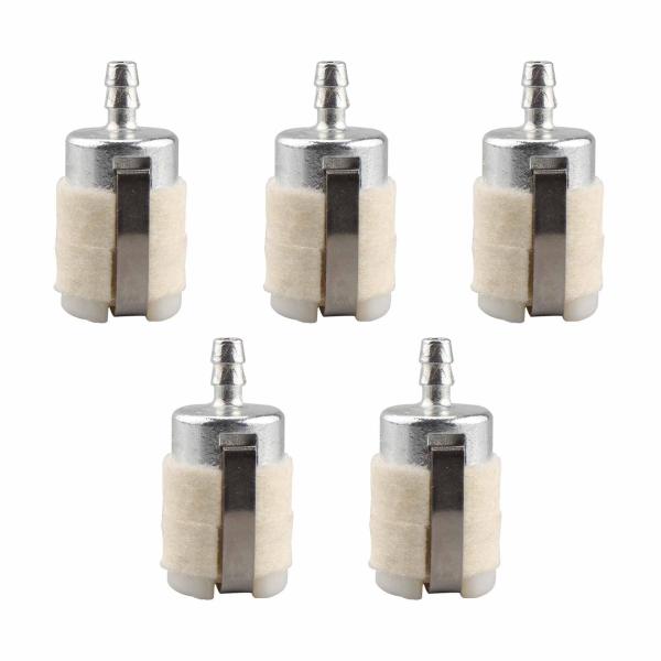 ALLVD 燃料フィルタ 5個の 芝刈り機チェーンソーキャブレタ用 チェーンソー農機具用 草刈り機部品 エンジン間隔部品 交換部品