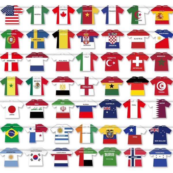 2026 ワールドカップ国旗連旗 サッカー応援フラッグ イベント装飾