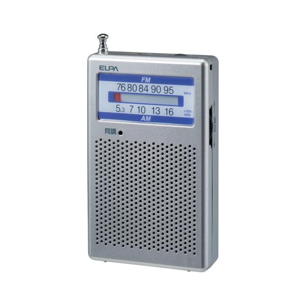 エルパ(ELPA) AM/FMポケットラジオ シンプルで使いやすい ER-P60F