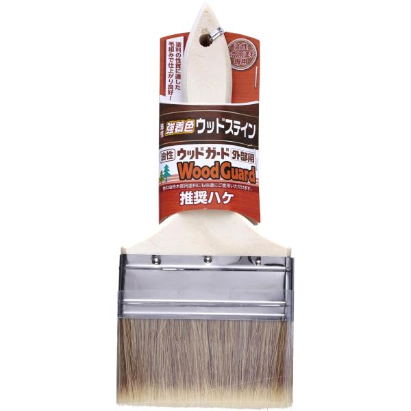 アサヒペン 刷毛 油性木部用 推奨ハケ 100mm WBP-100 油性 木部塗料用