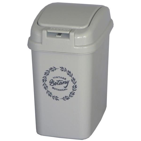 平和工業【プッシュペール6L ミルクティーベージュ】ゴミ箱 ワンプッシュ 6L 蓋つき ふたつきごみ箱 ダストボックス 室内 袋留め付き