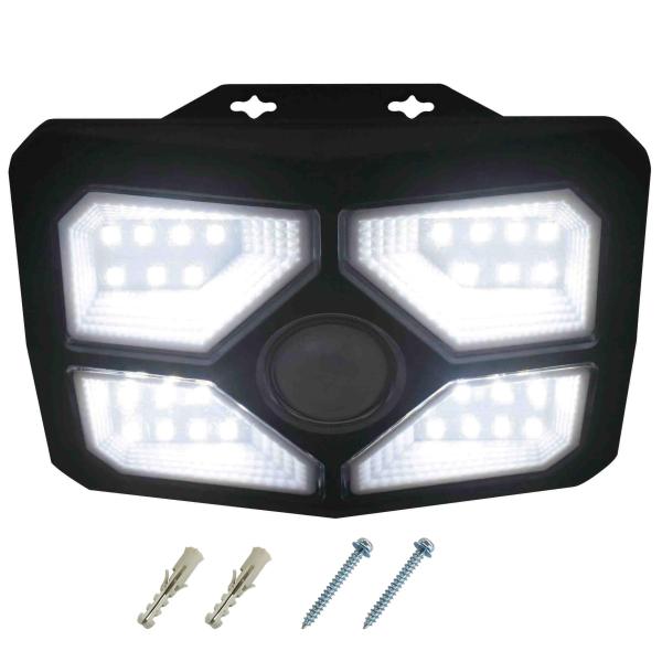 DAISHIN 明るさ切替えできる ソーラーライト DLS-WL008 センサーライト 屋外 ソーラー 人感 led 防雨 LED 人感 ルーメン 屋