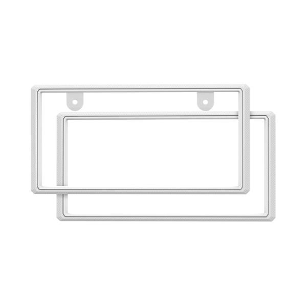 カシムラ(Kashimura)ナンバーフレーム ホワイト KS-127