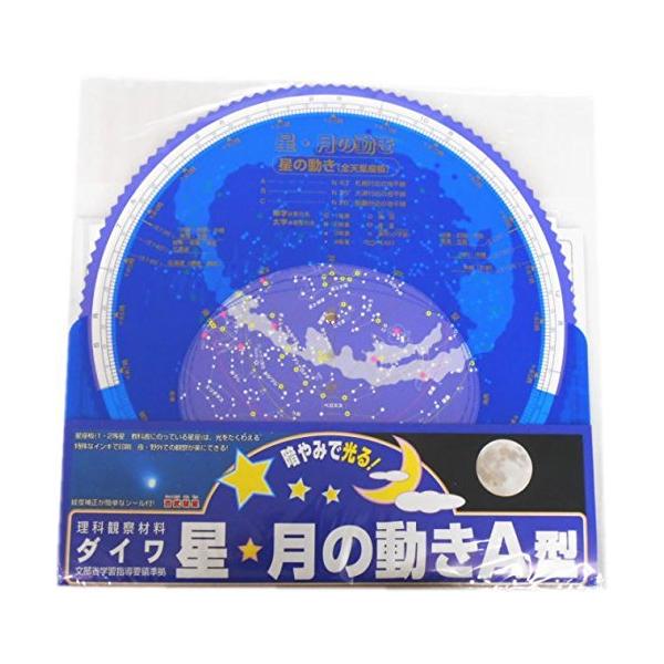 星・月の動きA型(全天星座板)
