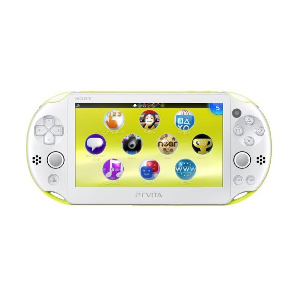 他サイト： PlayStation Vita Wi-Fiモデル ライムグリーン/ホワイト (PCH-2000ZA13)【メーカー生産終了】の商品画像