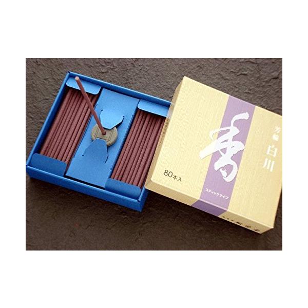 松栄堂 白川 80本入り 【スティック】 徳用品 【お香】