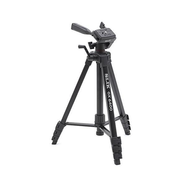 他サイト： SLIK 三脚 GX 6400 4段 レバーロック 21mmパイプ径 3ウェイ雲台 クイックシュー式 216835の商品画像