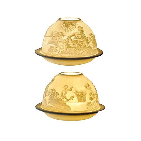 ベルナルド[BERNARDAUD] キャンドル用リトファニー ランプ