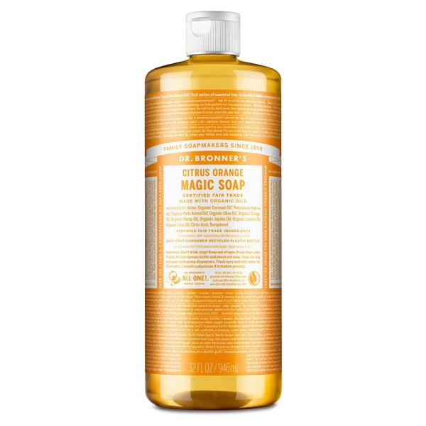 他サイト： Dr. Bronner's マジックソープ CI(シトラスオレンジ) 946ｍｌ オーガニックソープの商品画像
