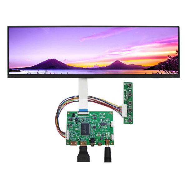 VSDISPLAY 12.6インチ IPS 細長液晶 ディスプレイ 解像度1920x515 EDP