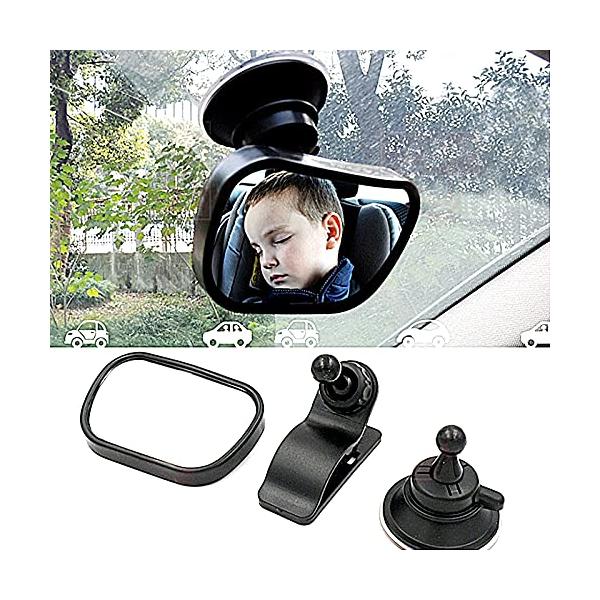 他サイト： [TradeWind] ベビーミラー ルームミラー インサイトミラー ベビーシート 監視 ベビーモニター 車用 吸盤 クリップ付きの商品画像