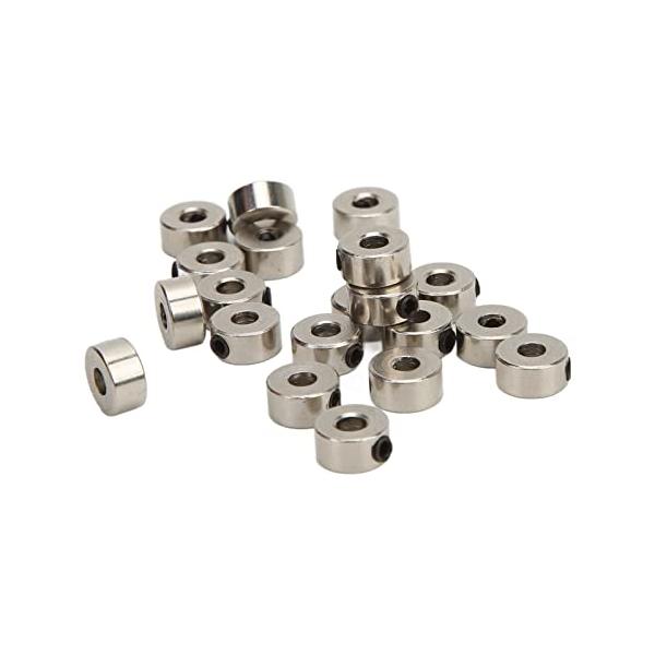 BRDI 軽量ロッドストッパー 3.1mm RC航空機 着陸装置ホイール ロックストップ ホイールカラーストッパ ラジコン飛行機パーツ RC飛行機部