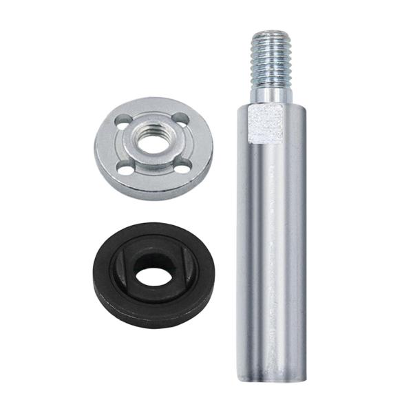 DeeRace M10ネジアダプターエクステンションロッド80mmアングルグラインダーエクステンション接続ロッド研磨パッド研削接続用, ロッドとプレー