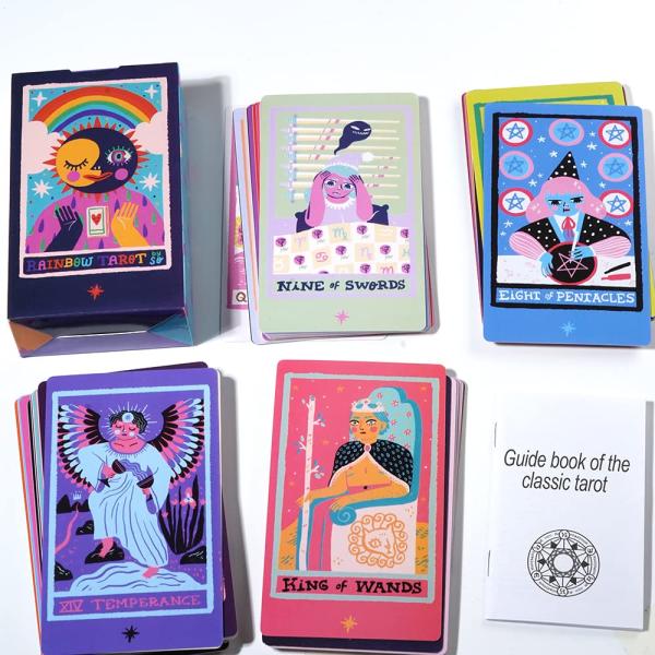 Atesswy 鮮やかなクィアタロットデッキで虹の色を抱きしめましょう