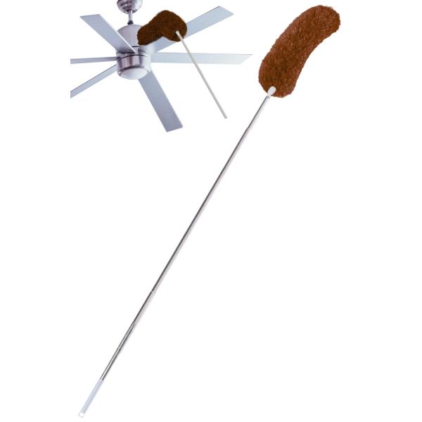 他サイト： Tierneys [ティアニーズ］ほこり取り ホコリ取り はたき ハンディモップ 伸縮自在 高所清掃 最長 280cm 水洗い可能 (茶色)の商品画像