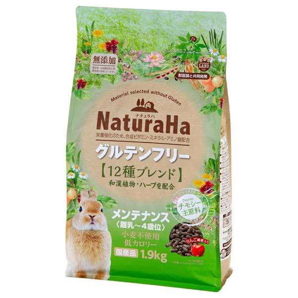 他サイト： ナチュラハ グルテンフリー 12種ブレンド ラビット メンテナンス お徳用 1.9kgの商品画像