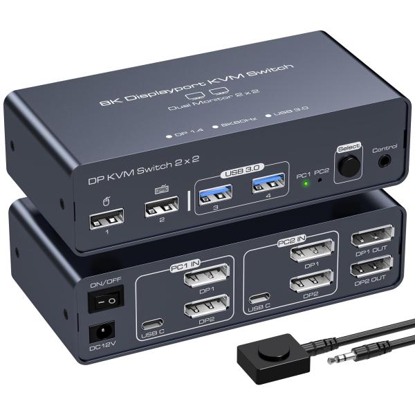 デュアルモニター USB3.0 KVM 切替器 Amazon.co.jp: 【Amazon.co.jp 限定】HDMI KVM 切替器 2PC 切替