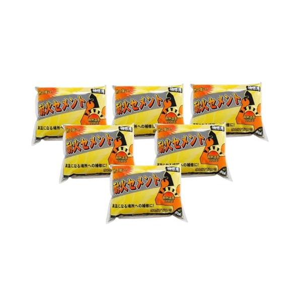 他サイト： 【箱売り】家庭化学 耐火セメント グレー 2kg 6袋入りの商品画像