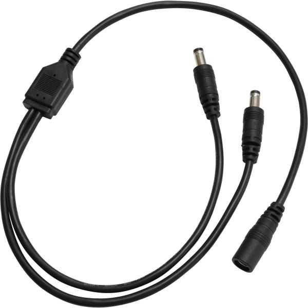 Kaito Denshi(海渡電子) DC電源 分岐ケーブル 大電流用 外径5.5mm 内径2.1mm 2分岐
