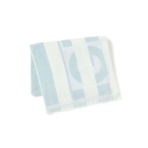 ジェラート ピケ] ストライプ柄ビーチタオル PWGG242654 レディース